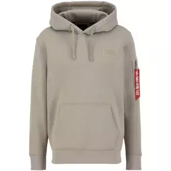 Толстовка с капюшоном Alpha Industries "BACK PRINT HOODY", цвет Vintage Sand