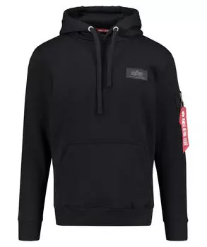 Толстовка с капюшоном Alpha Industries, черный