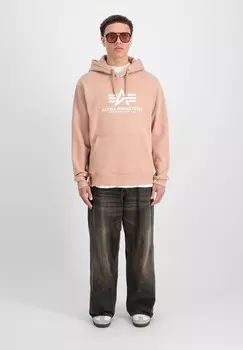 Толстовка с капюшоном Alpha Industries, коралл