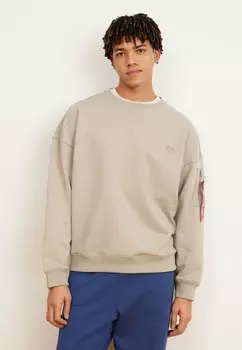 Толстовка с капюшоном Alpha Industries, песочный
