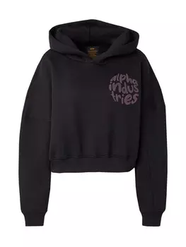 Толстовка с капюшоном ALPHA INDUSTRIES Sweatshirt, черный