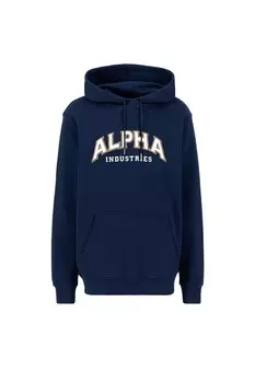 Толстовка с капюшоном ALPHA INDUSTRIES Sweatshirt, темно-синий