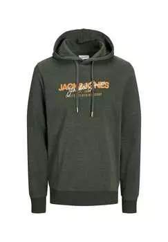 Толстовка с капюшоном Alvis Jack & Jones, зеленый