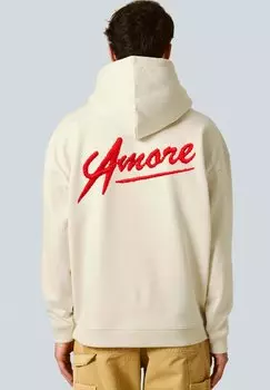 Толстовка с капюшоном AMORE BACK EMBROIDERY - Sweatshirt Mira Paris, кремовый
