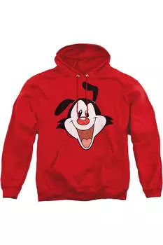 Толстовка с капюшоном Animaniacs Yakko Head для взрослых Gildan, красный