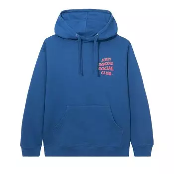 Толстовка с капюшоном Anti Social Social Club Stir Crazy, цвет Синий