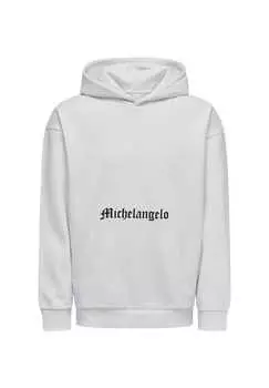 Толстовка с капюшоном apoh life Only & Sons, белый