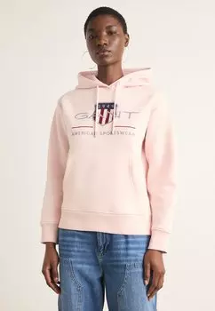 Толстовка с капюшоном ARCHIVE SHIELD HOODIE - Sweatshirt GANT, светло-розовый