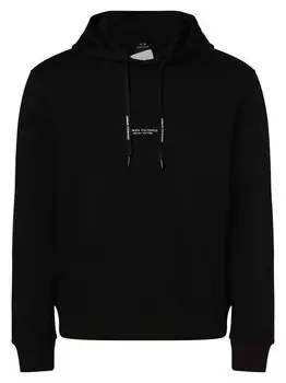 Толстовка с капюшоном Armani Exchange, черный