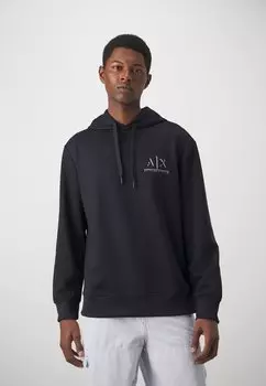Толстовка с капюшоном Armani Exchange, темно-синий
