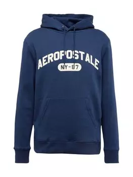 Толстовка с капюшоном AROPOSTALE Sweatshirt, темно-синий