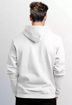 Толстовка с капюшоном AUFDRUCK POLYGON DESIGN BR BEAR TIERMOTIV OUTDOOR FASHION STREETSTYLE Neverless, белый