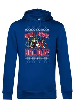Толстовка с капюшоном AVENGERS CLASSIC HEROIC HOLIDAY Marvel, синий