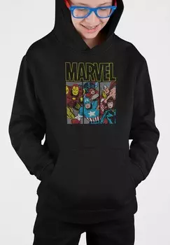 Толстовка с капюшоном AVENGERS CLASSIC TRI Marvel, черный