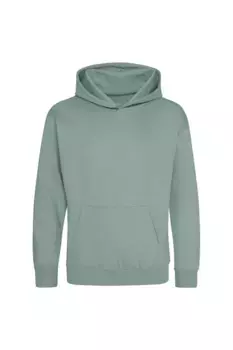Толстовка с капюшоном AWDis, зеленый