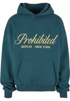 Толстовка с капюшоном B2NY PROHIBITED, цвет Stone Blue Denim