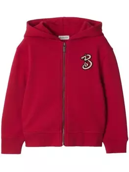 Толстовка с капюшоном B Snake Burberry Kids, красный