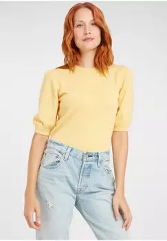 Толстовка с капюшоном b.young, желтый