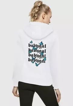 Толстовка с капюшоном BABYGAL Mister Tee, белый