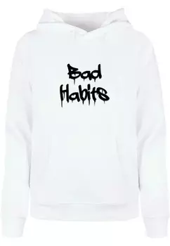 Толстовка с капюшоном BAD HABITS BASIC Merchcode, белый