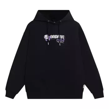 Толстовка с капюшоном badfive hoops с графическим принтом Li-Ning, черный