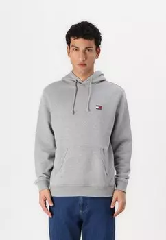 Толстовка с капюшоном BADGE UNISEX Tommy Jeans, серый
