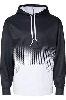 Толстовка с капюшоном Badger Hex 2.0, черный