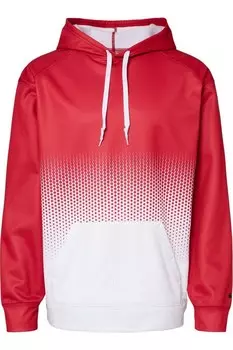 Толстовка с капюшоном Badger Hex 2.0, красный