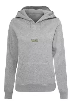 Толстовка с капюшоном BADGIRL BANG Mister Tee, светло-серый