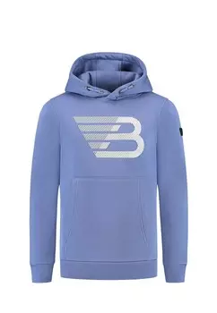 Толстовка с капюшоном Ballin, сине-серый