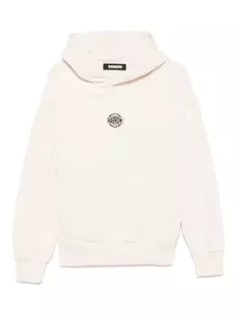 Толстовка с капюшоном BARROW с прорезиненным логотипом, нейтральный