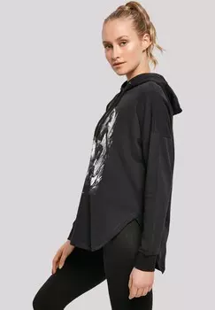Толстовка с капюшоном BASKETBALL SPLASH SPORT OVERSIZE HOODIE F4NT4STIC, черный