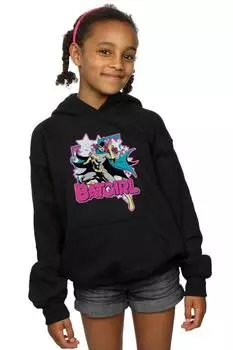 Толстовка с капюшоном «Бэтгерл Прыжок» DC Comics, черный