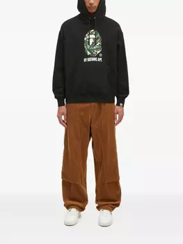 Толстовка с капюшоном BATHING APE с камуфляжным принтом A Bathing Ape, черный