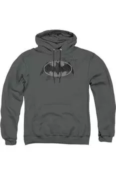 Толстовка с капюшоном Batman Arcane Bat Logo для взрослых Gildan, цвет charcoal