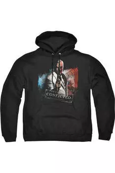 Толстовка с капюшоном Batman Arkham City Two Face для взрослых Gildan, черный