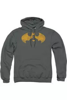 Толстовка с капюшоном Batman Bat Symbol Knockout для взрослых Gildan, цвет charcoal