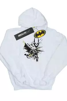 Толстовка с капюшоном Batman Batface DC Comics, серый