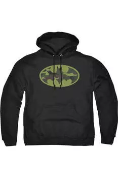 Толстовка с капюшоном Batman Camo Logo для взрослых Gildan, черный