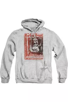 Толстовка с капюшоном Batman Dr Quinn для взрослых Gildan, цвет athletic heather