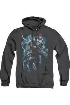 Толстовка с капюшоном Batman Evil Rising для взрослых Heather Gildan, черный