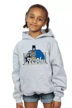 Толстовка с капюшоном Batman Football Goal DC Comics, серый