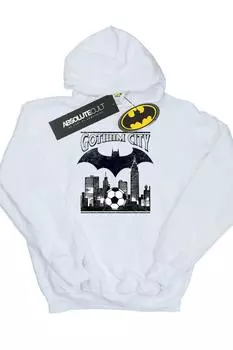 Толстовка с капюшоном Batman Football Gotham City DC Comics, черный