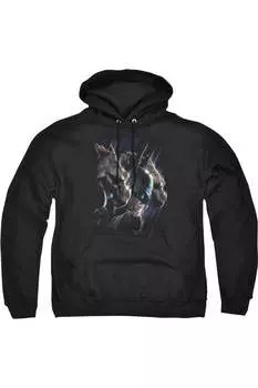 Толстовка с капюшоном Batman Gargoyles для взрослых Gildan, черный