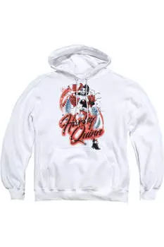 Толстовка с капюшоном Batman Harley Airbrush для взрослых Gildan, белый