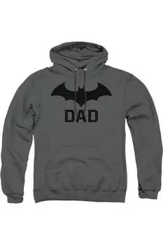 Толстовка с капюшоном Batman Hush Dad для взрослых Gildan, цвет charcoal