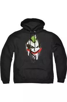 Толстовка с капюшоном Batman Joker Big Face для взрослых Gildan, черный