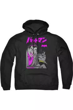 Толстовка с капюшоном Batman Kanji Cover для взрослых Gildan, черный