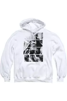 Толстовка с капюшоном Batman Panels для взрослых Gildan, белый