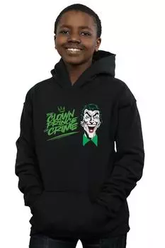 Толстовка с капюшоном «Бэтмен Джокер», «Клоун-принц преступности» DC Comics, черный